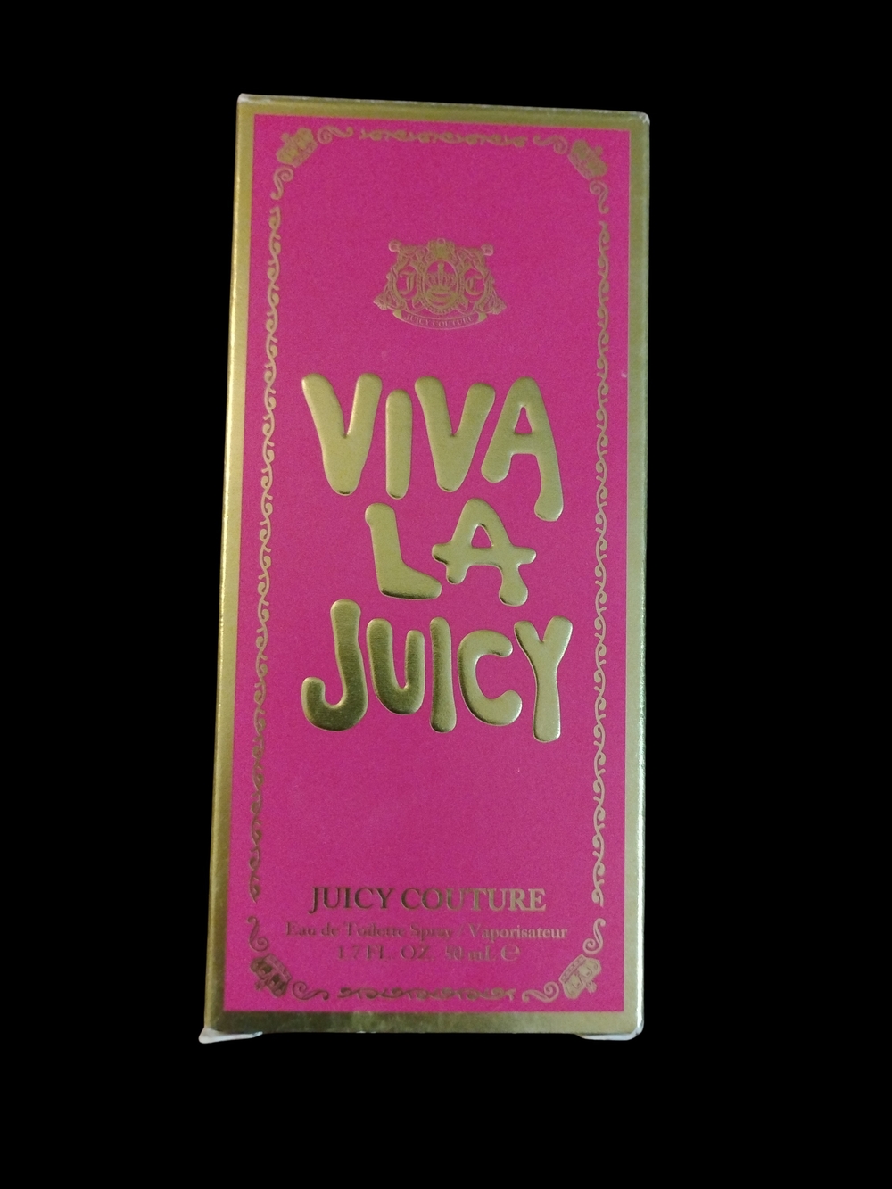 Juicy Couture Viva La Juicy Box - Hot Pink & Metallic Gold